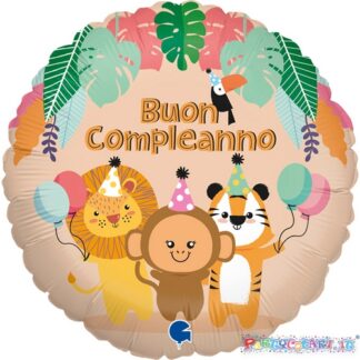 18" COMPLEANNO GIUNGLA