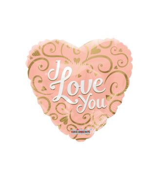 18" CUORE I LOVE YOU ROSE GOLD