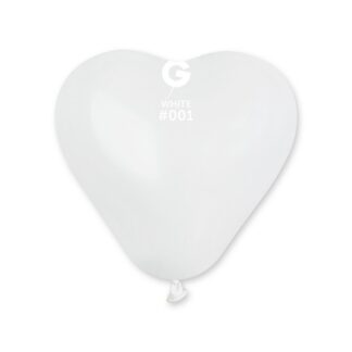6" CUORE BIANCO 001 STANDARD pz.100