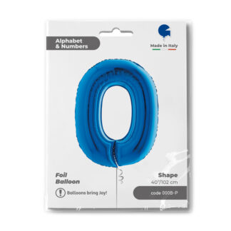 NUMERO 0 BLU cm.102