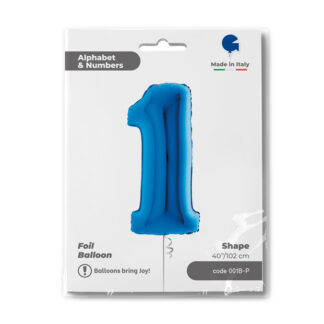 NUMERO 1 BLU cm.102