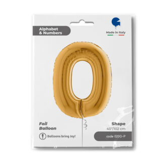 NUMERO 0 ORO cm.102
