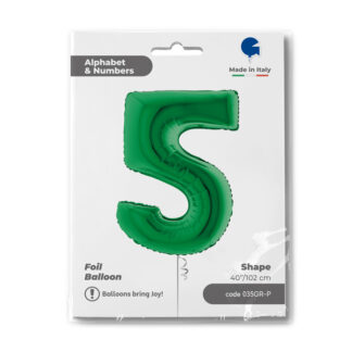 NUMERO 5 VERDE cm.102