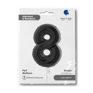 NUMERO 8 NERO cm.102