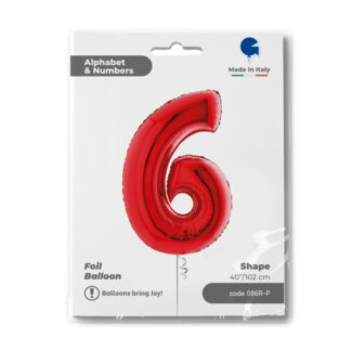 NUMERO 6 ROSSO cm.102