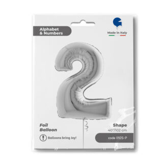 NUMERO 2 ARGENTO cm.102