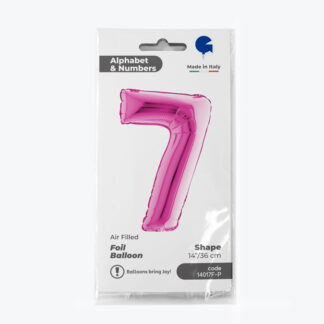 NUMERO 7 FUXIA cm.35