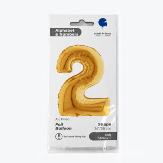 NUMERO 2 ORO cm.35