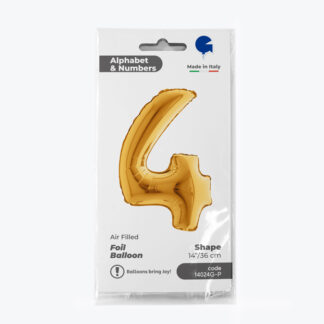 NUMERO 4 ORO cm.35