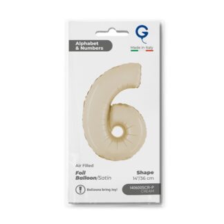 NUMERO 6 SATIN CREAM cm.35