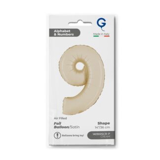 NUMERO 9 SATIN CREAM cm.35