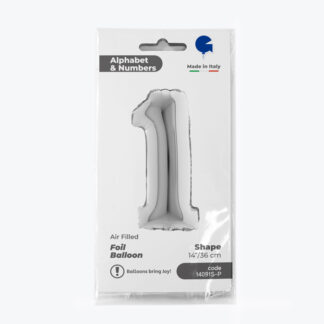NUMERO 1 ARGENTO cm.35