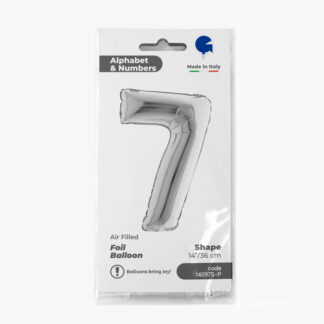 NUMERO 7 ARGENTO cm.35