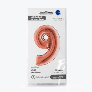 NUMERO 9 ROSE GOLD cm.35