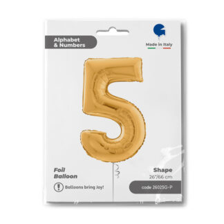 NUMERO 5 ORO cm.66 SALVA ELIO