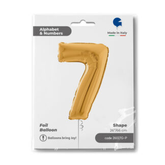 NUMERO 7 ORO cm.66 SALVA ELIO