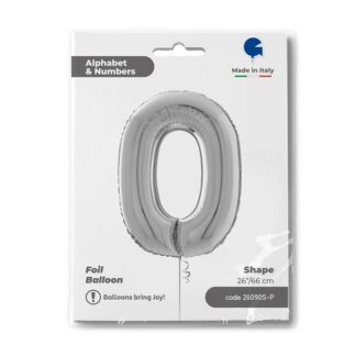 NUMERO 0 ARGENTO cm.66 SALVA ELIO