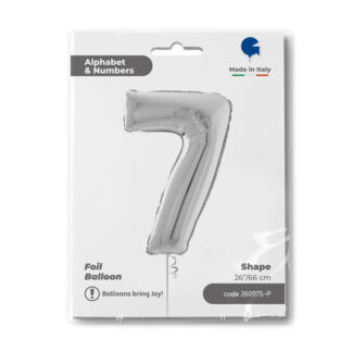 NUMERO 7 ARGENTO cm.66 SALVA ELIO