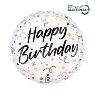 18&rdquo; SATIN BIRTHDAY STREAMERS