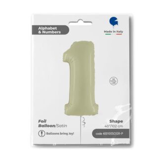 NUMERO 1 VERDE OLIVA cm.102
