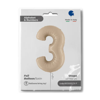 NUMERO 3 SATIN CREAM  cm.102