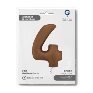 NUMERO 4 CIOCCOLATO cm.102