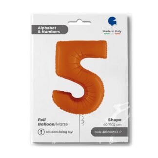 NUMERO 5 ARANCIO cm.102