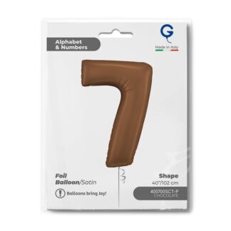NUMERO 7 CIOCCOLATO cm.102