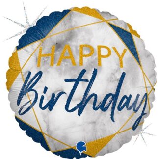 18" HAPPY BIRTHDAY BLU MATE