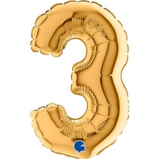 NUMERO 3 ORO cm.17 pz.10